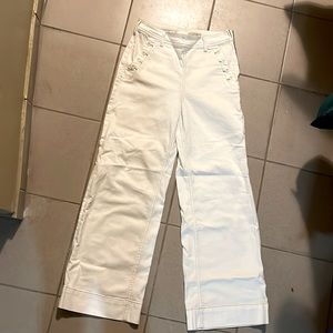 Anthropology white pants. Size 29. Worn once.